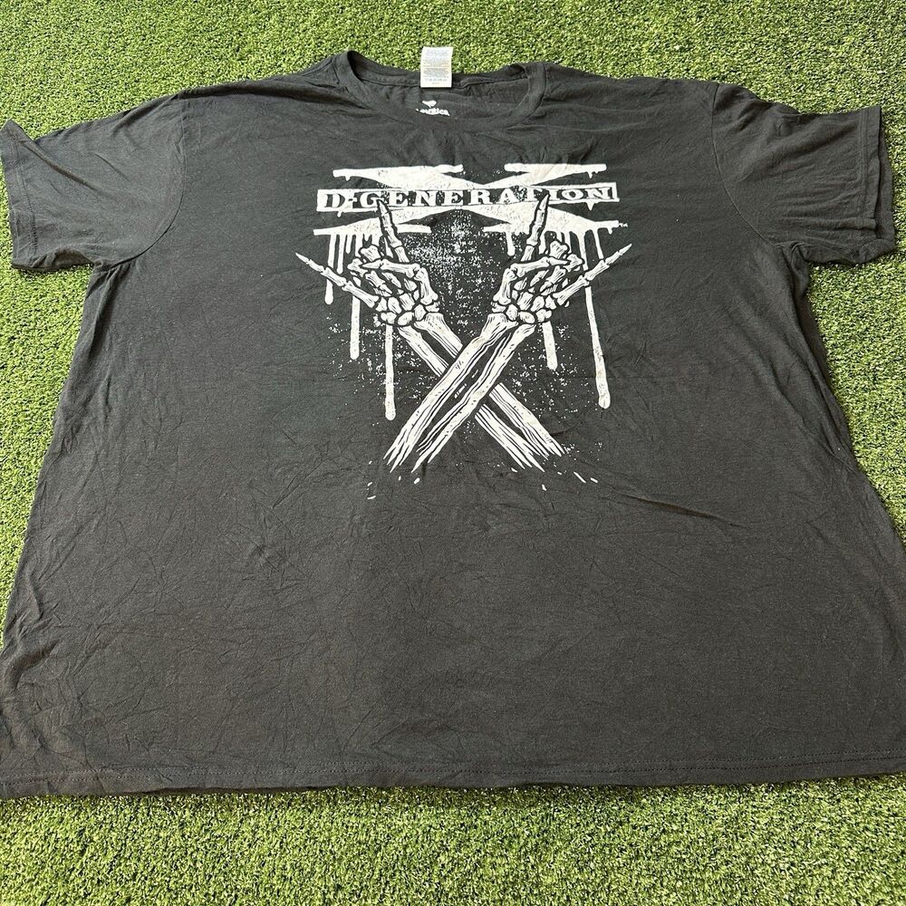 WWE D-Generation X DX Men's 2XL Black Graphic T-Shirt Delta Pro Weight NWOT